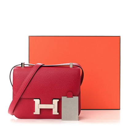 Hermes Epsom Constance 1-24 Rouge Casaque 11 of 11