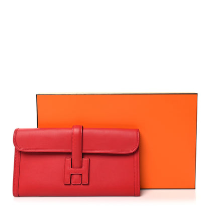 Hermes Swift Jige Elan 29 Clutch Vermillion 12 of 12