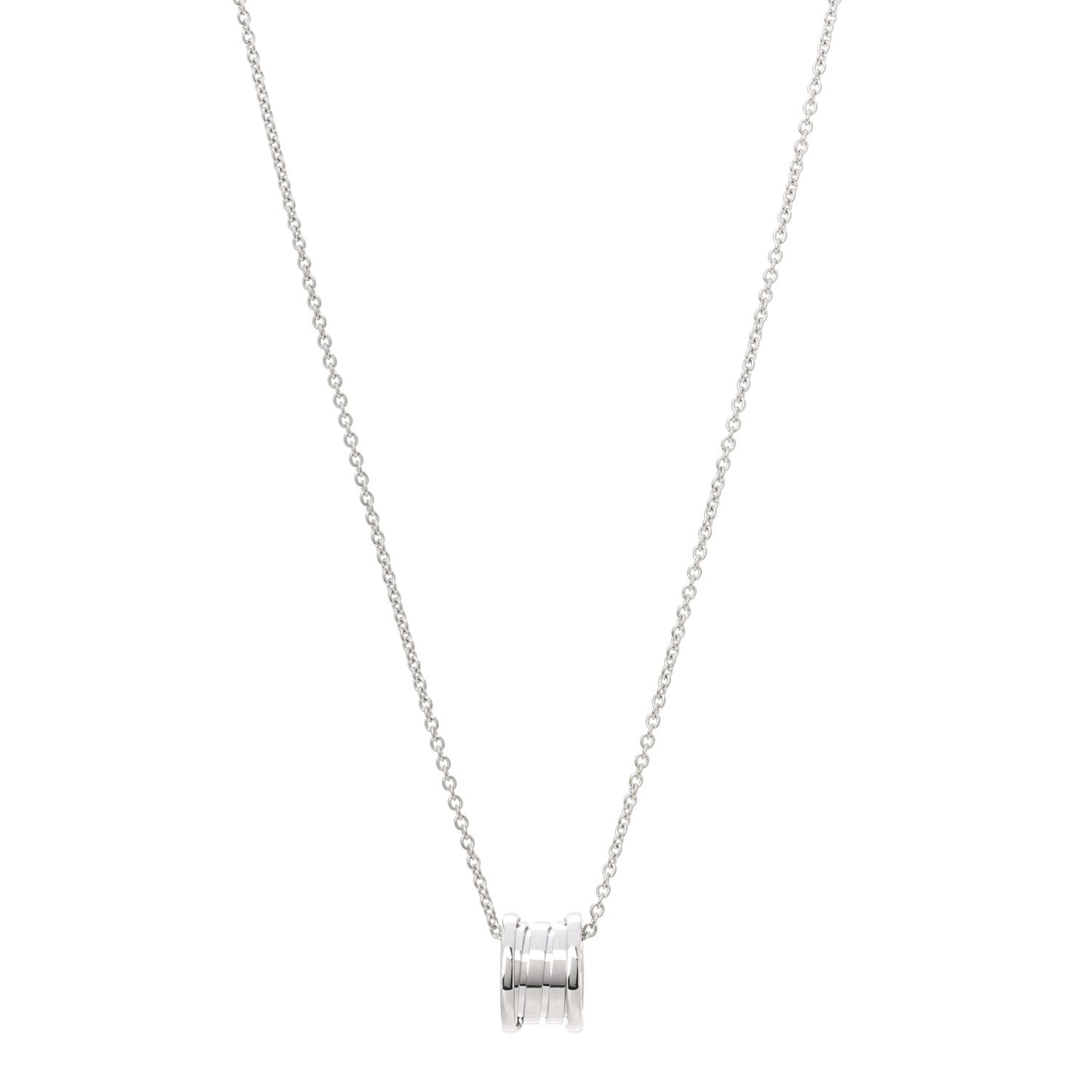 18K White Gold B.Zero1 Pendant Necklace