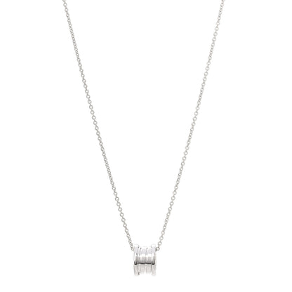 Bulgari 18K White Gold B.Zero1 Pendant Necklace 1 of 7