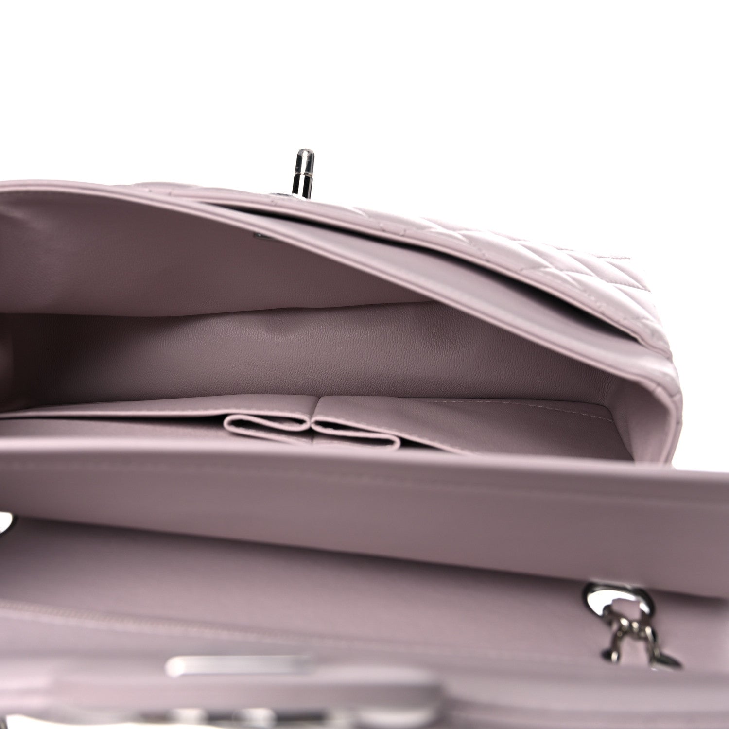 Chanel Lambskin Quilted Small Double Flap Light Purple 5 of 10