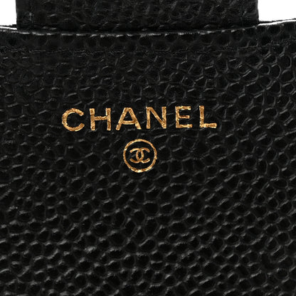 Chanel Caviar Quilted Compact Flap Wallet Black 6 of 12