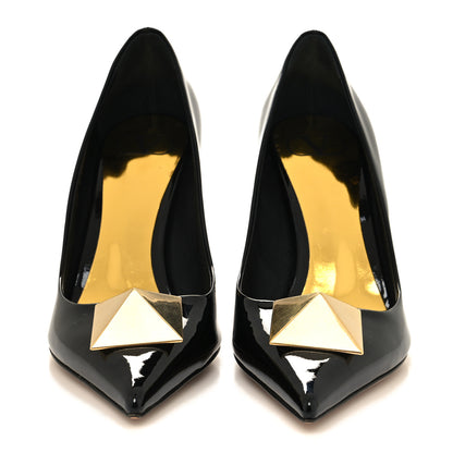Valentino Garavani Patent One Stud 100mm Pumps 39 Black 2 of 8