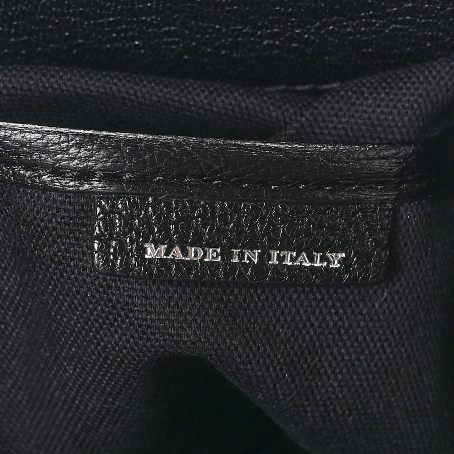 Goatskin Chain Print Medium Banner Tote Black