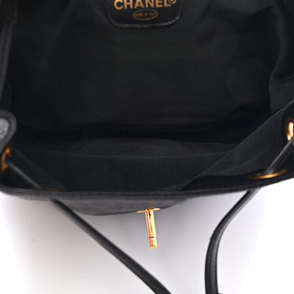 Chanel Caviar CC Backpack Black 10 of 18