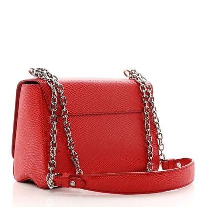 Louis Vuitton Epi Twist Shoulder Bag MM Coquelicot 3 of 11
