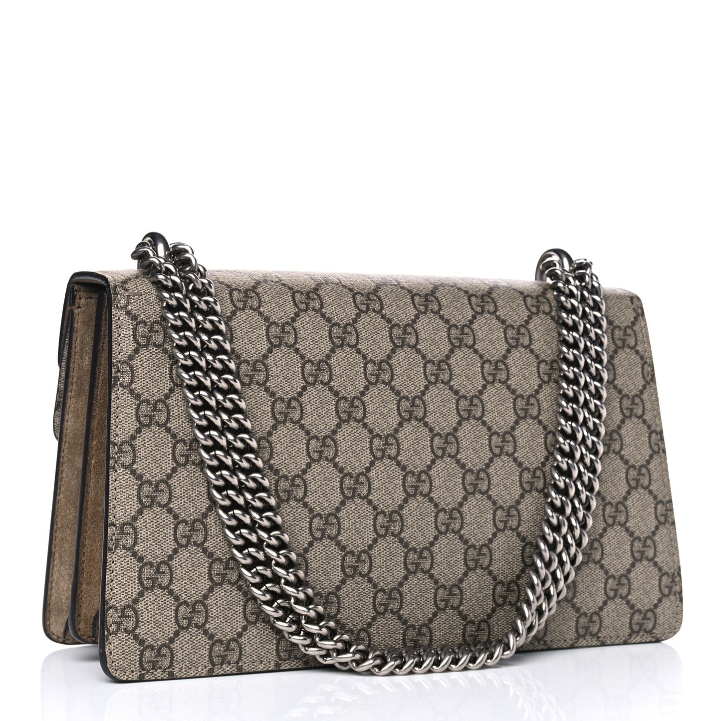GG Supreme Monogram Small Dionysus Shoulder Bag Taupe