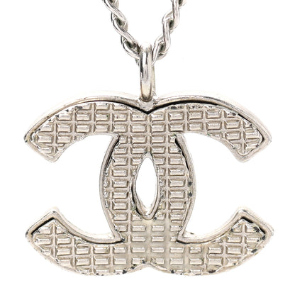 Chanel Metal CC Necklace Silver 4 of 6