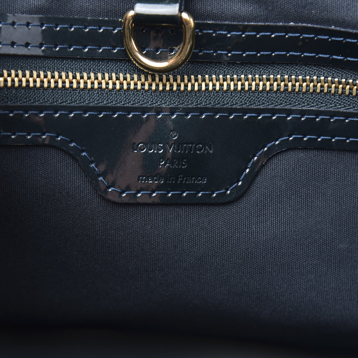 Louis Vuitton Vernis Wilshire PM Blue Nuit 6 of 9