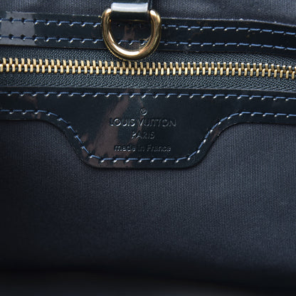 Louis Vuitton Vernis Wilshire PM Blue Nuit 6 of 9