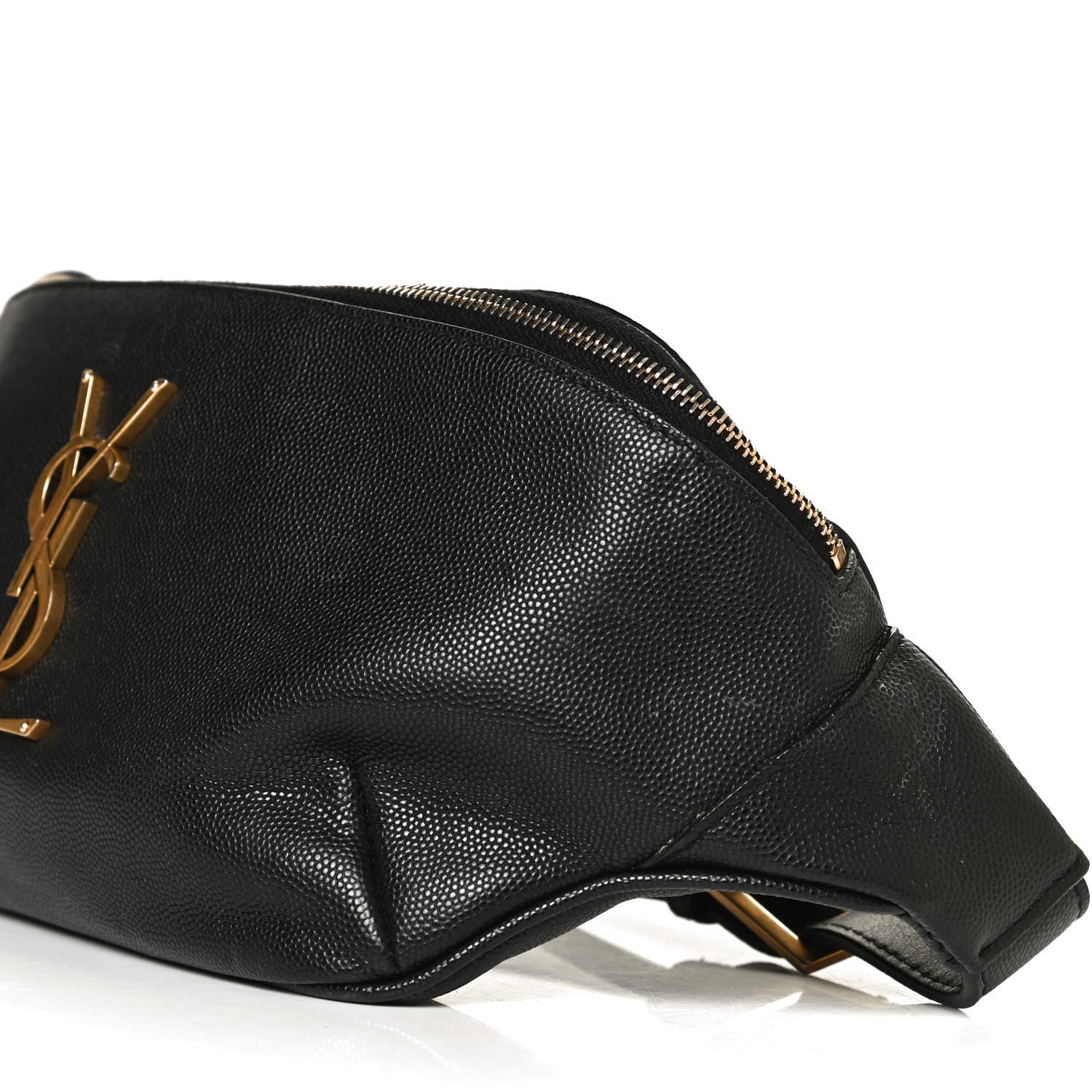 Saint Laurent Grain De Poudre Monogram Belt Bag Black 9 of 11