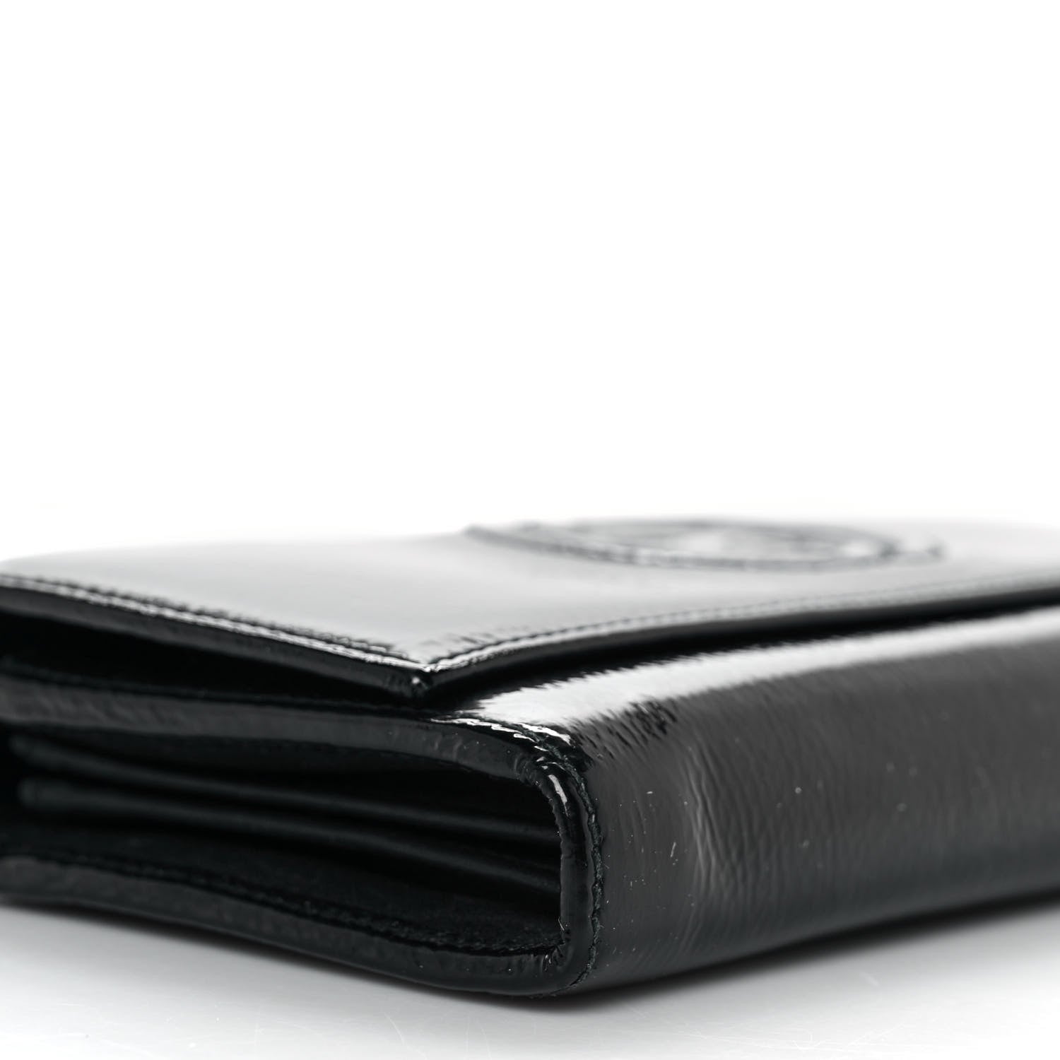 Gucci Patent Calfskin Large Soho Continental Wallet Black 7 of 9