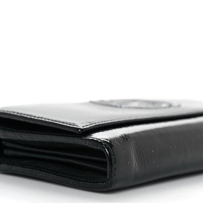 Gucci Patent Calfskin Large Soho Continental Wallet Black 7 of 9