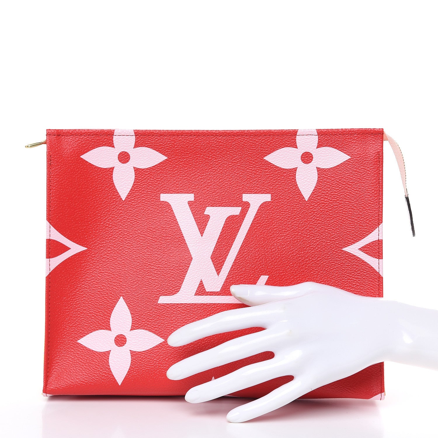 Louis Vuitton Monogram Giant Toiletry Pouch 26 Rouge 2 of 9