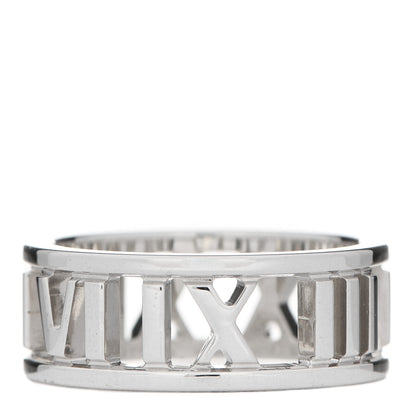 Tiffany Sterling Silver Wide Atlas Open Ring 48 4.5 3 of 5