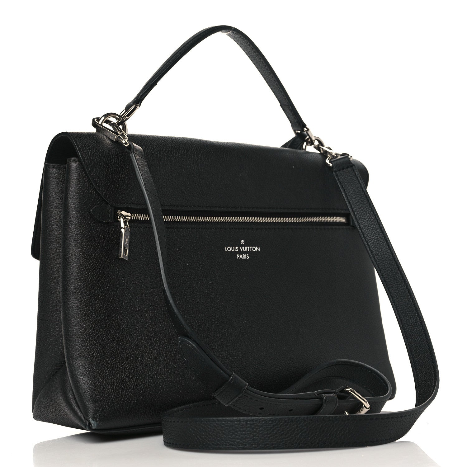 Louis Vuitton Soft Calfskin My Lockme Top Handle Black 3 of 8