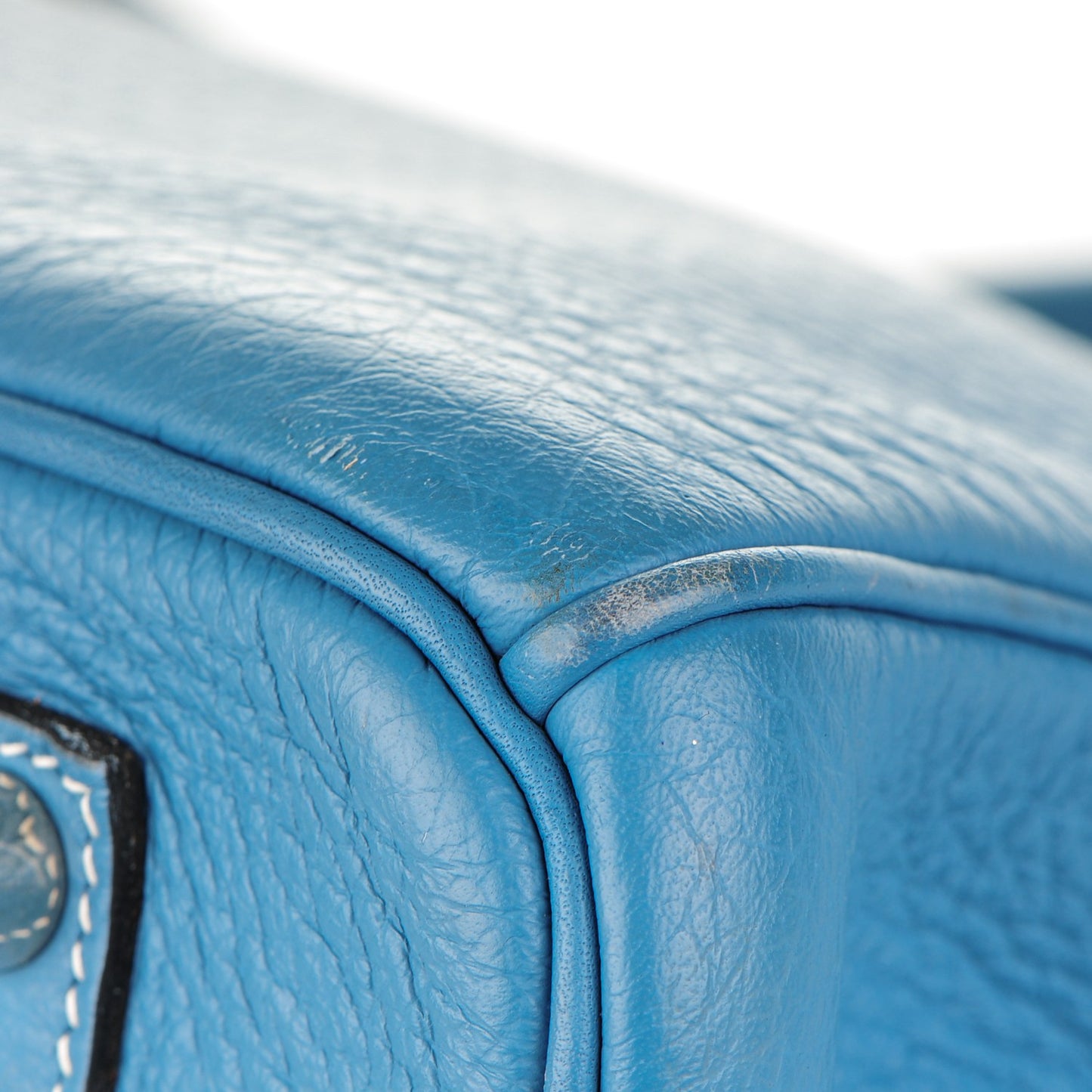 Taurillon Clemence Birkin 35 Blue Jean