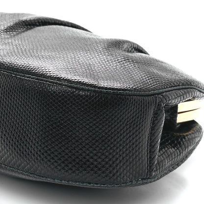 Judith Leiber Snakeskin Crystal Evening Bag Black 14 of 14