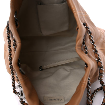 Chanel Lambskin Small Soft Touch Shoulder Bag Camel 5 of 13