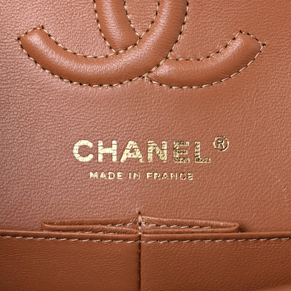 Chanel Lambskin Quilted Small Double Flap Brown 6 of 10