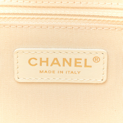 Chanel Aged Calfskin Small Charms Deauville Tote White 6 of 15