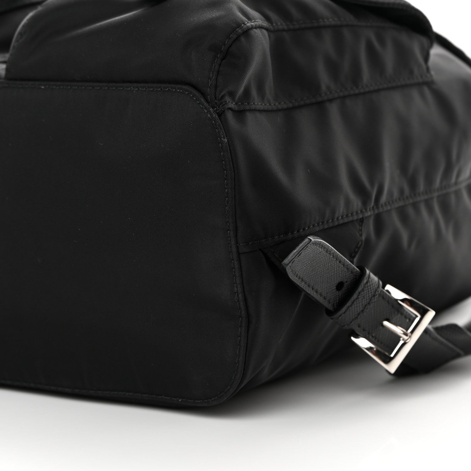 Prada Tessuto Nylon Saffiano Small Backpack Black 12 of 13