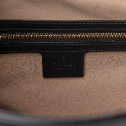 Gucci Calfskin Medium Arli Shoulder Bag Black 8 of 9
