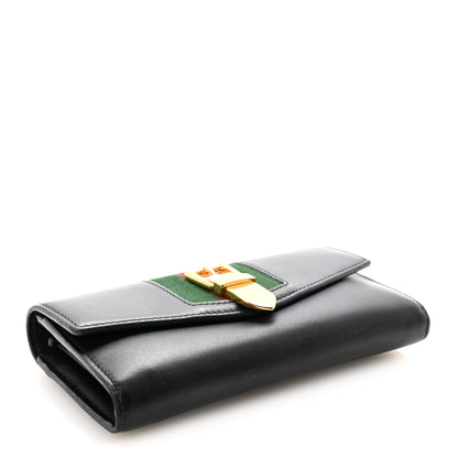 Gucci Calfskin Sylvie Continental Wallet Black 4 of 7
