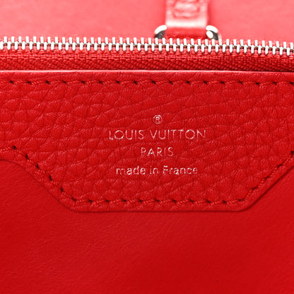 Louis Vuitton Taurillon Capucines PM Scarlet 6 of 8
