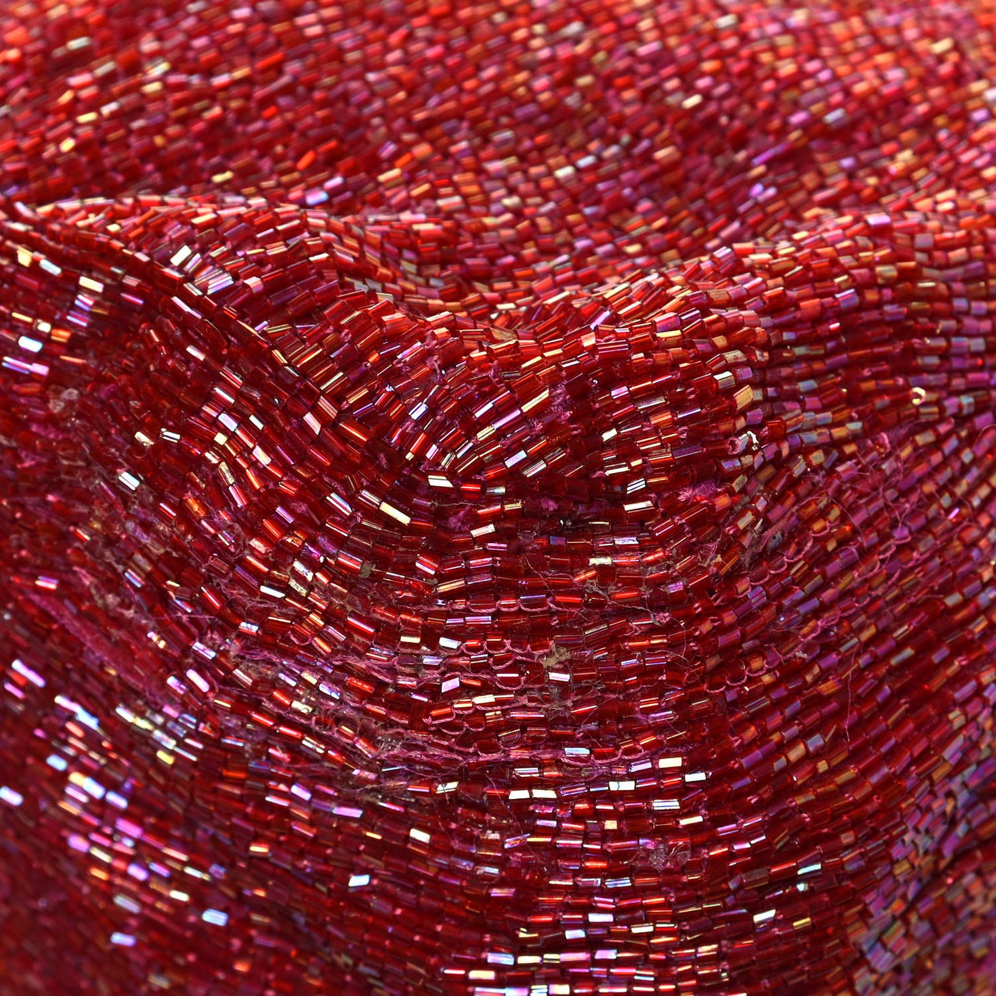 Beaded Baguette Red Pink