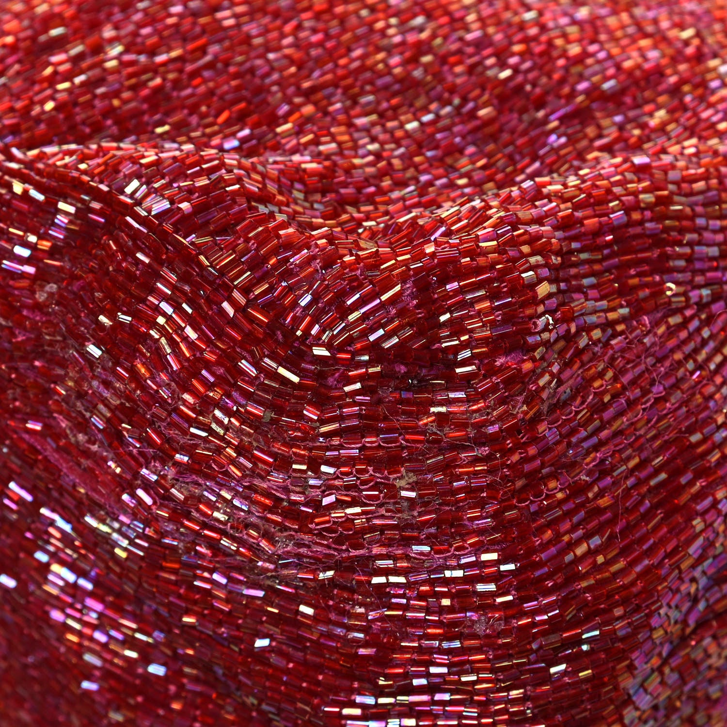 Fendi Beaded Baguette Red Pink 18 of 21