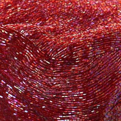 Fendi Beaded Baguette Red Pink 18 of 21