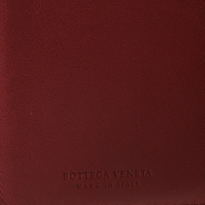 Bottega Veneta Nappa Intrecciato Continental Flap Wallet Red 6 of 8