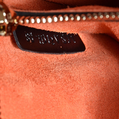 Valentino Garavani Pebbled Calfskin Monochrome Small Glam Lock Rockstud Flap English Red 7 of 8