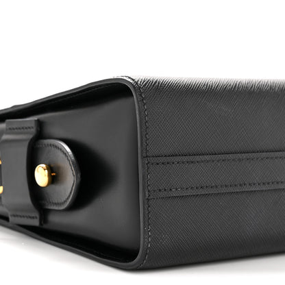Prada City Calf Esplanade Shoulder Bag Black 10 of 14