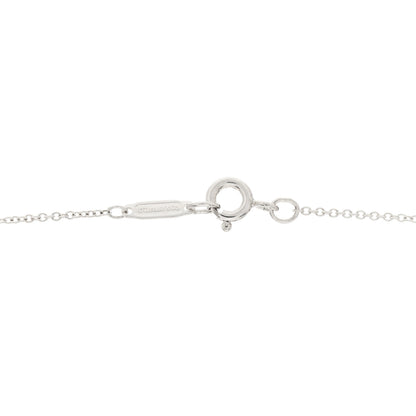 Tiffany Sterling Silver 14mm Elsa Perretti Full Heart Pendant Necklace 3 of 4