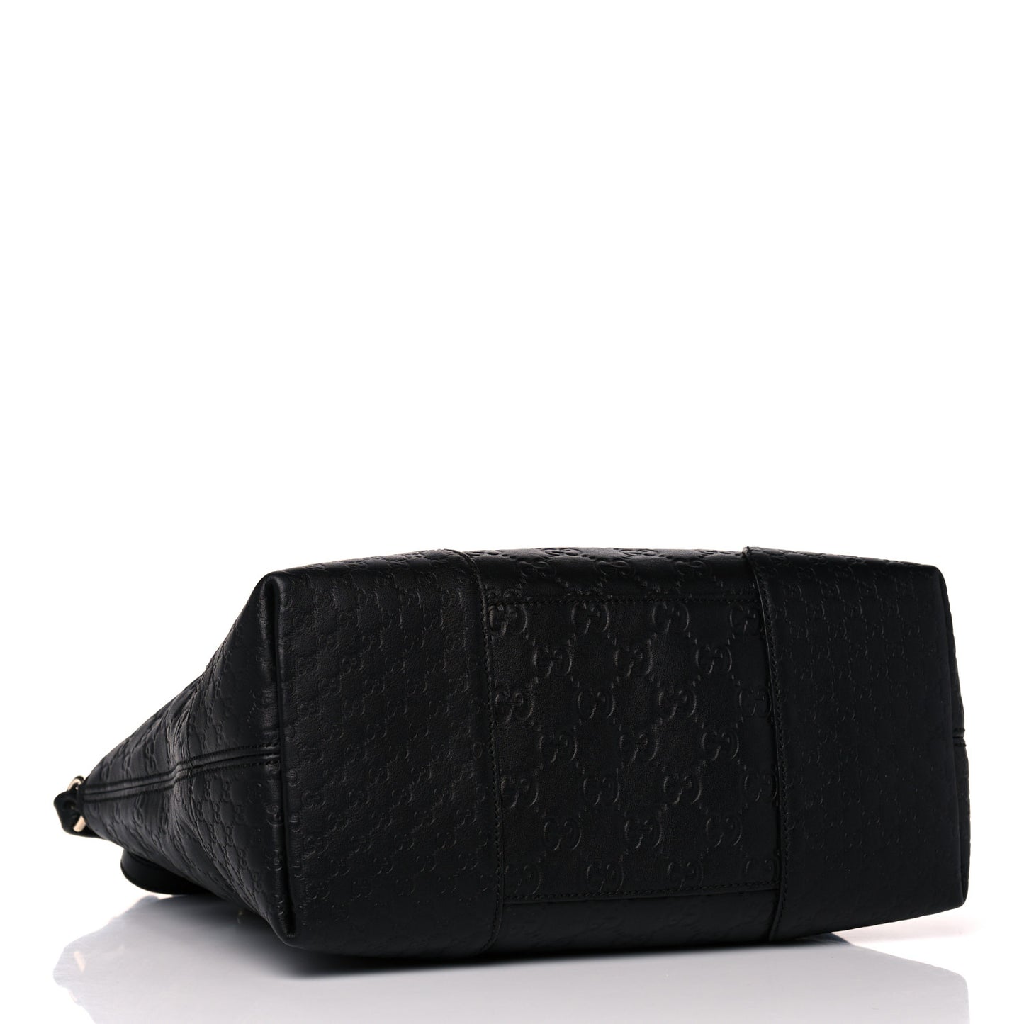 Guccissima Medium Bree Foldover Tote Black
