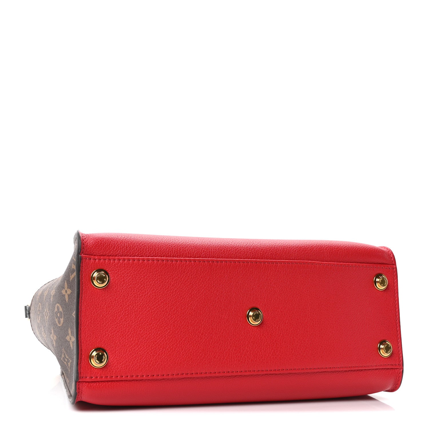 Louis Vuitton Calfskin Monogram On My Side Pirate Red 4 of 10