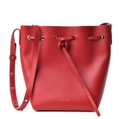 Mansur Gavriel Calfskin Mini Bucket Bag Flamma 1 of 9