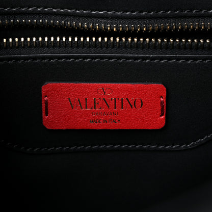 Valentino Garavani Calfskin Rockstud Vertical Tote Black 9 of 20
