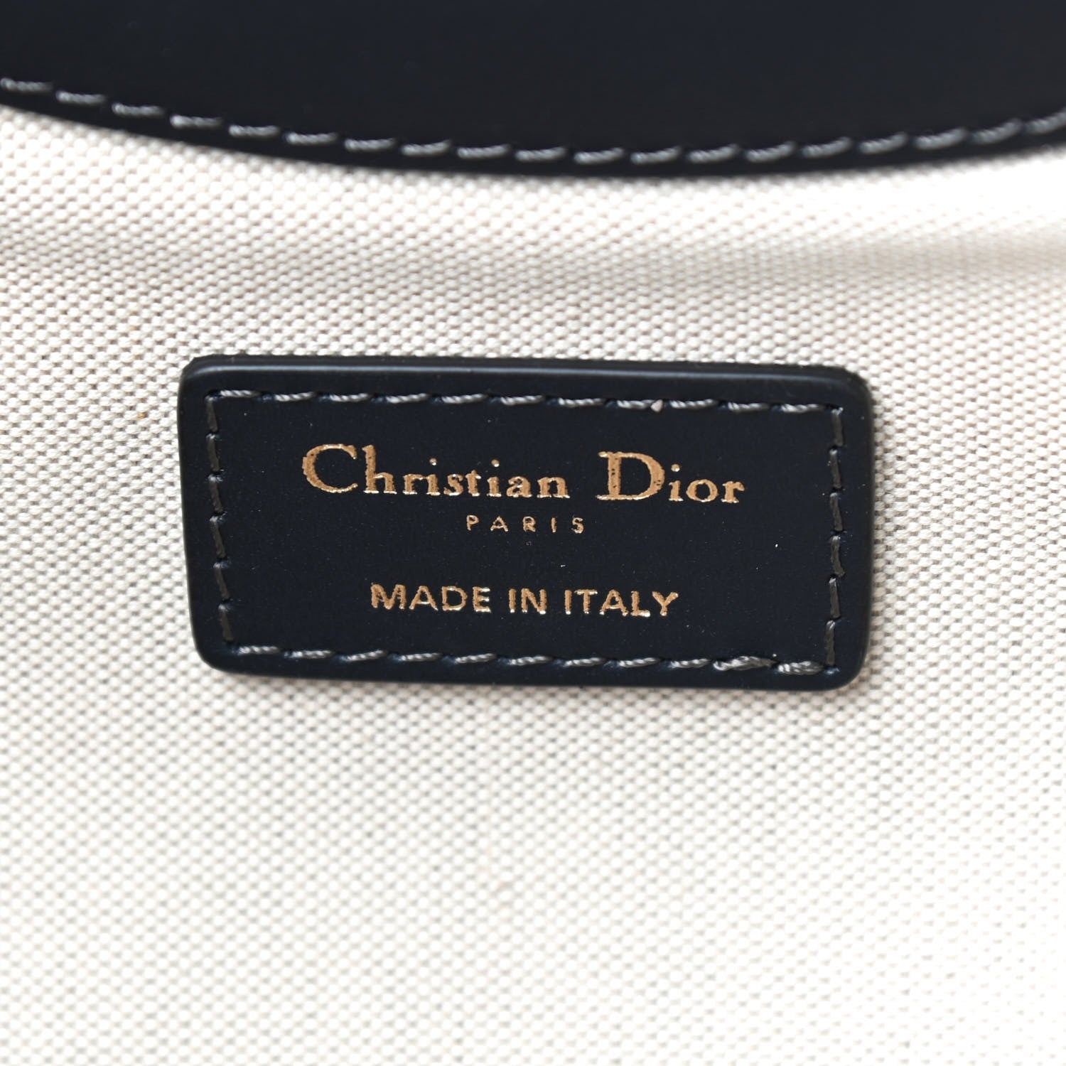 Christian Dior Oblique Fold Over Clutch Blue 9 of 10
