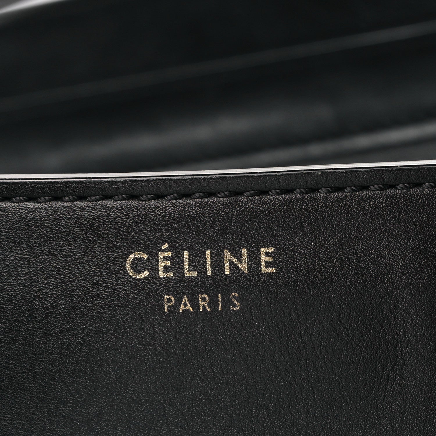 Celine Smooth Calfskin Mini Luggage Black 6 of 9