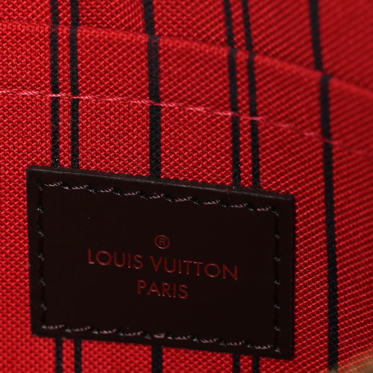 Louis Vuitton Damier Ebene Neverfull MM GM Pochette 6 of 8