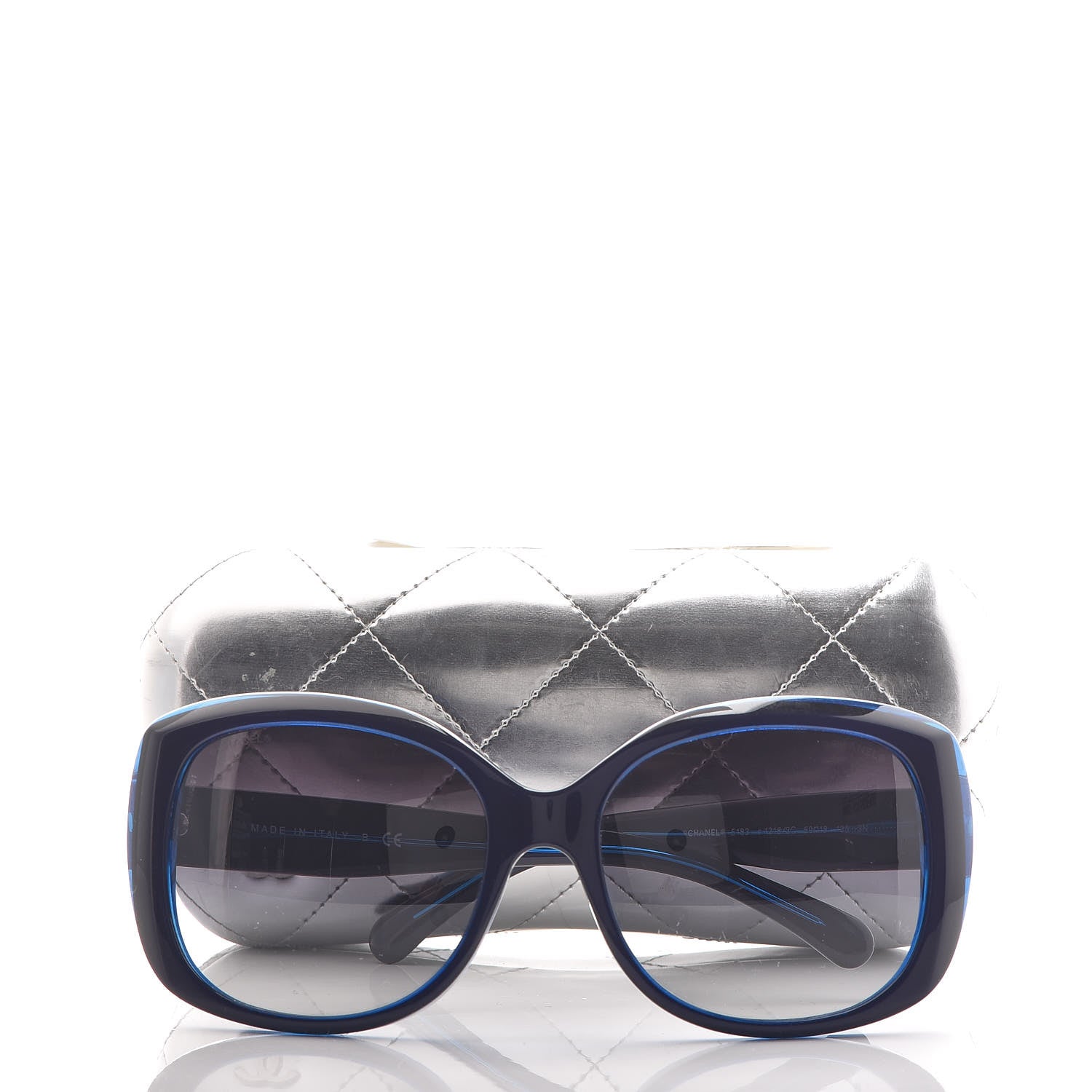 Chanel CC Sunglasses 5183 Blue 7 of 7