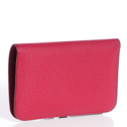 Hermes Togo Dogon Duo Wallet Rubis 6 of 14