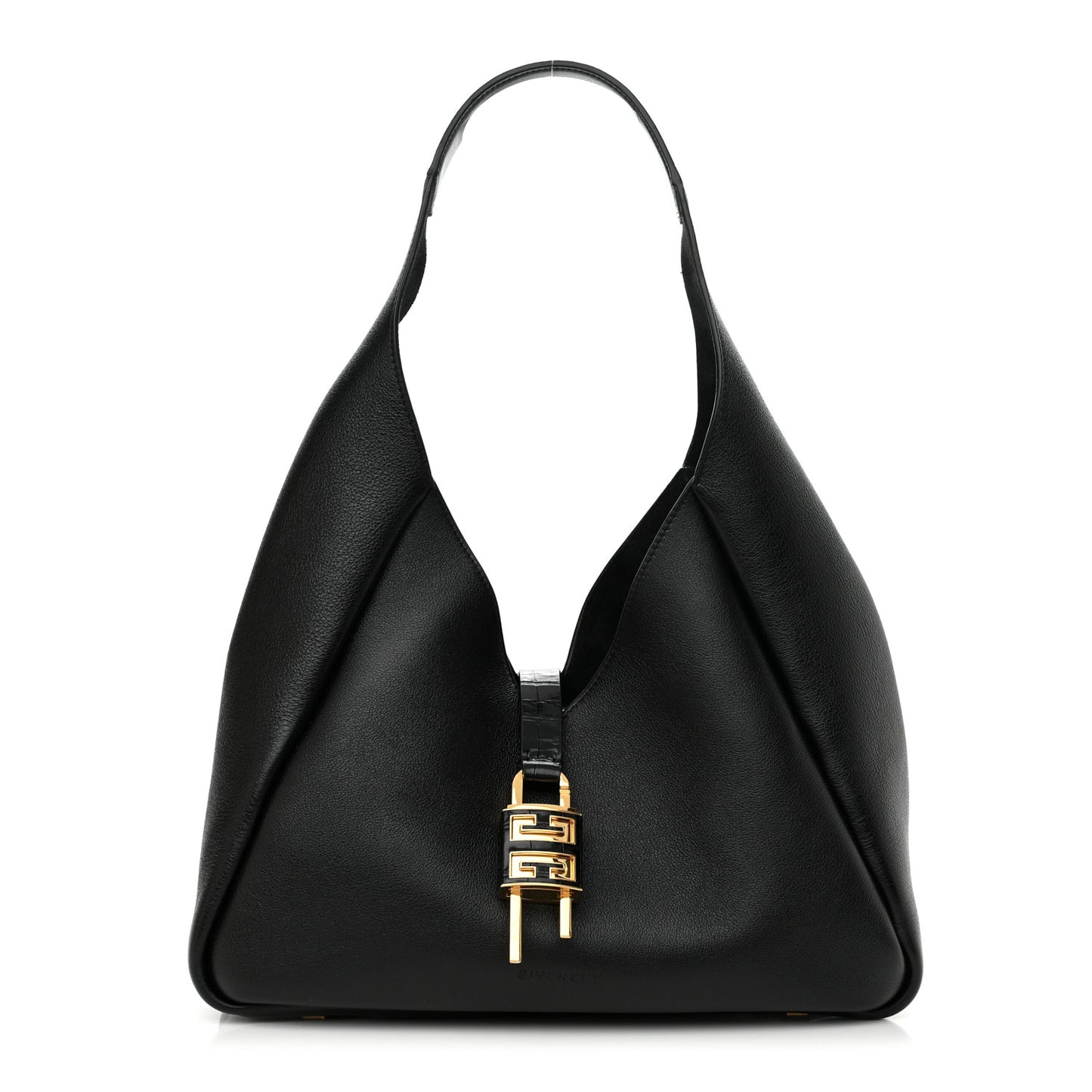 Calfskin Medium G-Lock Hobo Black