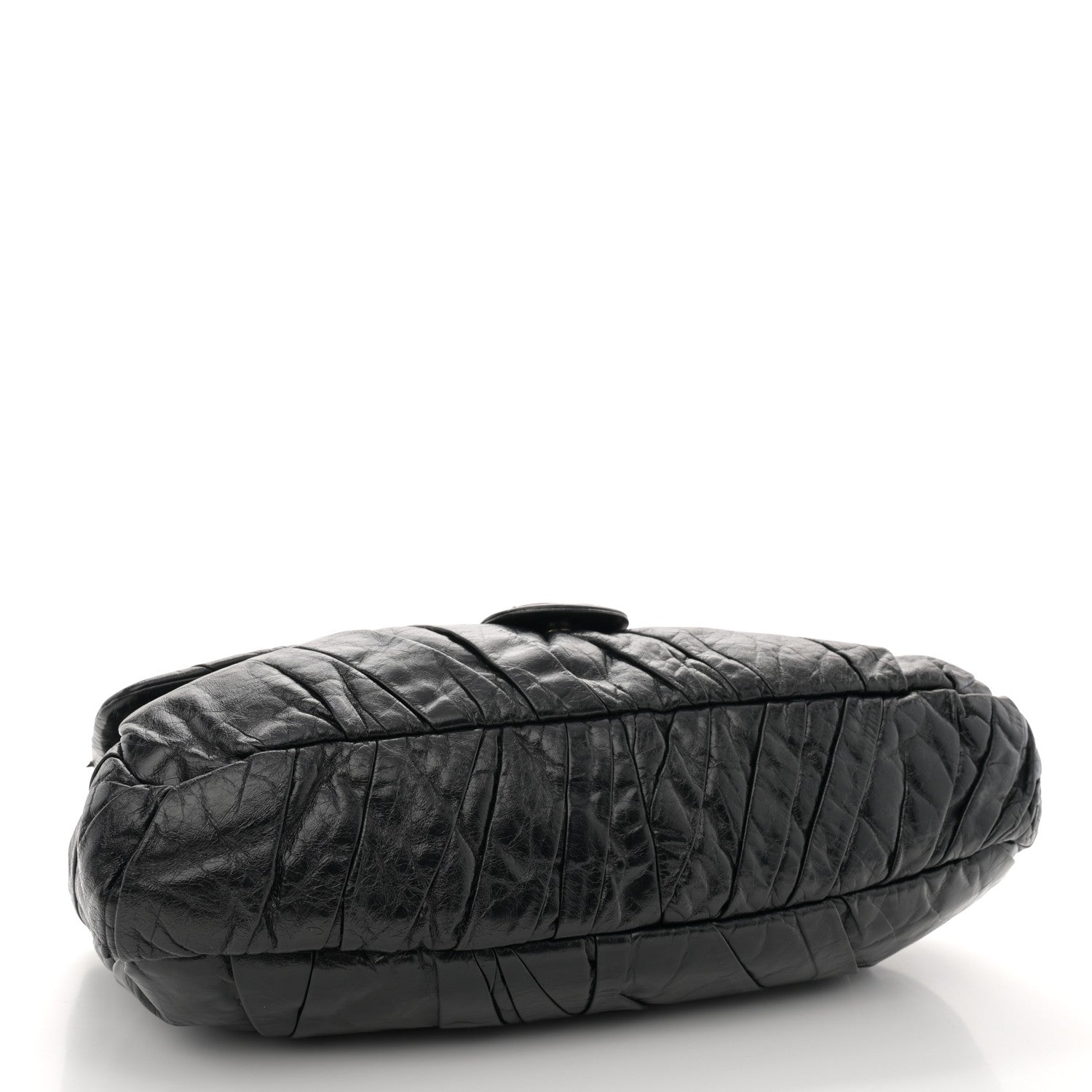 Chanel Glazed Calfskin Twisted Maxi Flap Black 4 of 13