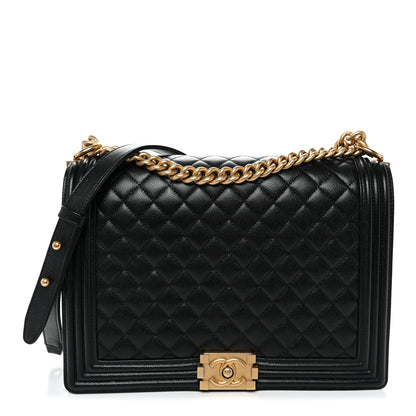 Chanel Caviar Quilted Large Boy Flap Black 1 of 10