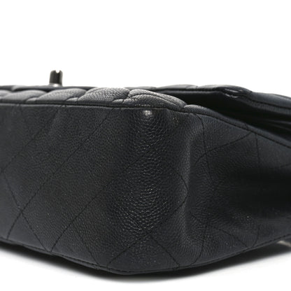 Chanel Iridescent Caviar Quilted Medium Double Flap Black 10 of 10