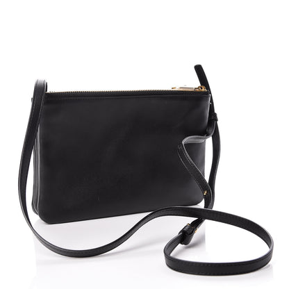 Celine Lambskin Small Trio Crossbody Bag Black 3 of 11